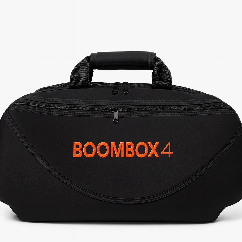 Case Bolsa Compativel com a Caixa de Som Boombox 4, 7mm de Espessura Capa protetora com Alça e Bolso | Transporte segur