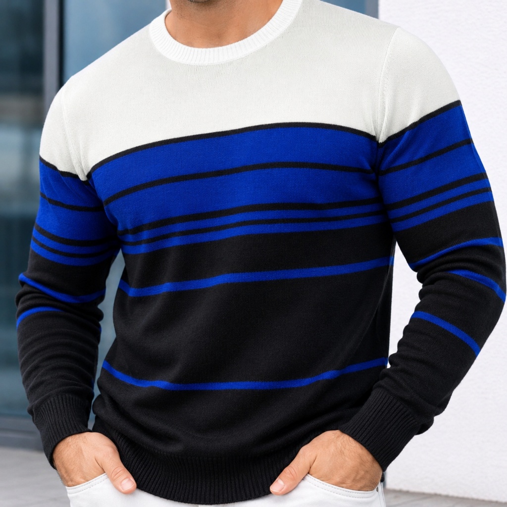 Blusa de Frio Masculina Tricô Lã Grossa Sueter com Caimento Perfeito Premium Agasalho Veste M e G