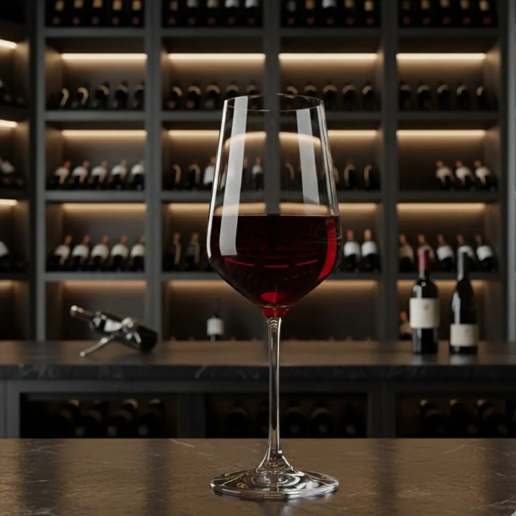 Jogo 6 Taças Vinho Cristal 490ml Luxo Refinada Vidro Cristalino Drink Água Coquetel Diamante Resistente Xtra — imagem 2 de 2