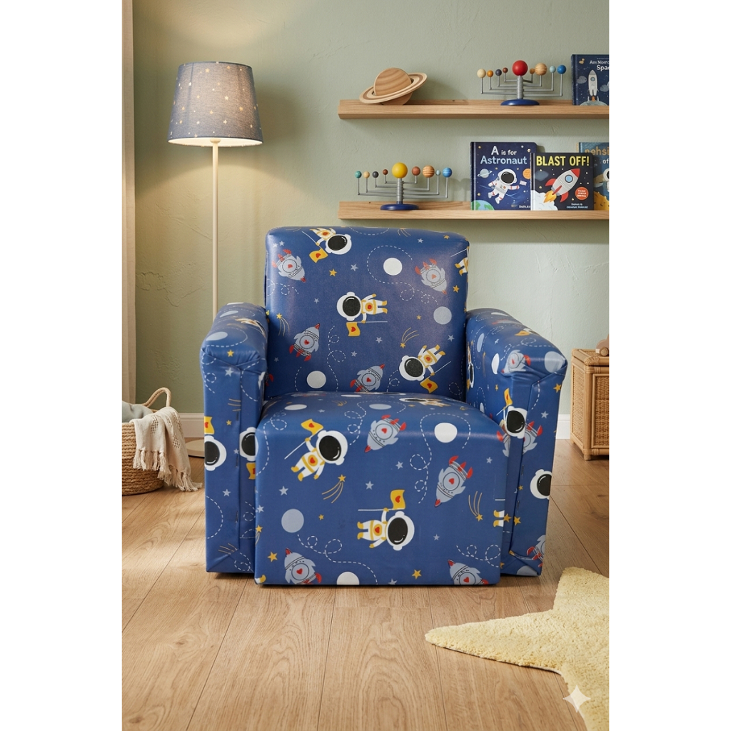 MINI POLTRONA SOFÁ INFANTIL  - ASTRONAUTA