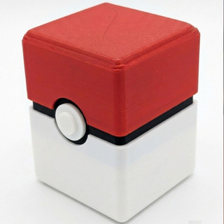 DECKBOX PREMIUM TEMÁTICA POKÉBOLA QUADRADA P/120 CARTAS - RESISTENCIA E ESTILO!