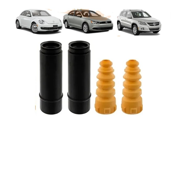 Kit Batente Coifa Amortecedor Traseiro Fusca / Jetta / Passat / Tiguan