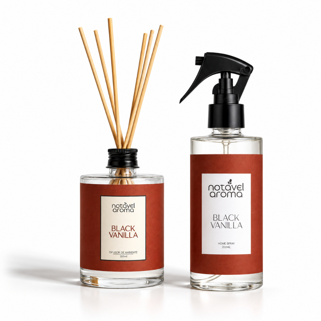 Kit Home Odorizante de Ambiente Varetas Presente Chá Branco Cheiro de Rico
