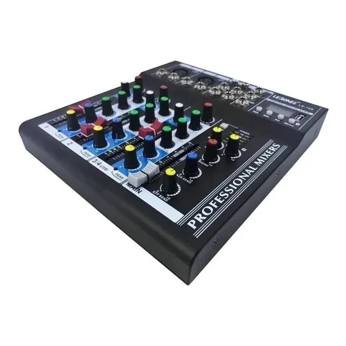 Mesa De Som Console Lelong Le-708 De Mistura 110v/220v