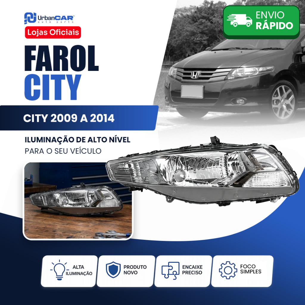 Farol City 2009 2010 2011 2012 2013 2014 Lado Direito Direit