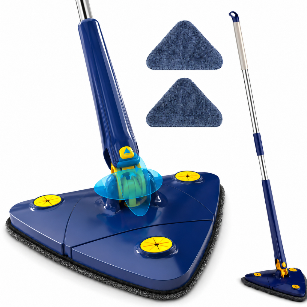 Mop Triangular Mob Para Limpeza Secagem Rápida Esfregão Snel