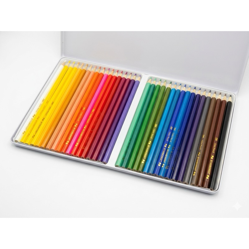 Estojo Lápis De Cor 36/ 24/ 12 Cores Tianbowen Lata Premium Super Soft Pintura Profissional Escolar OK