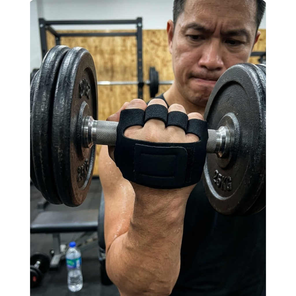 Luva Mini Palma Hidrolight Neoprene Musculação Crossfit Academia Antiderrapante Protetor Palmar Treino Conforto Proteção