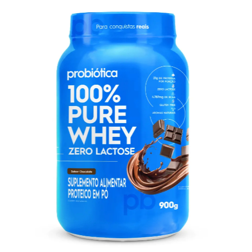 100% Pure Whey Zero Lactose 900g Probiótica