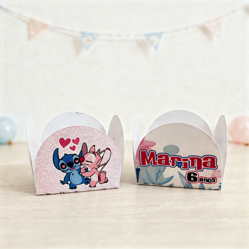 Forminha de Doces Stitch Personalizada no Tema /Lembrancinha de Festa /Aniversário