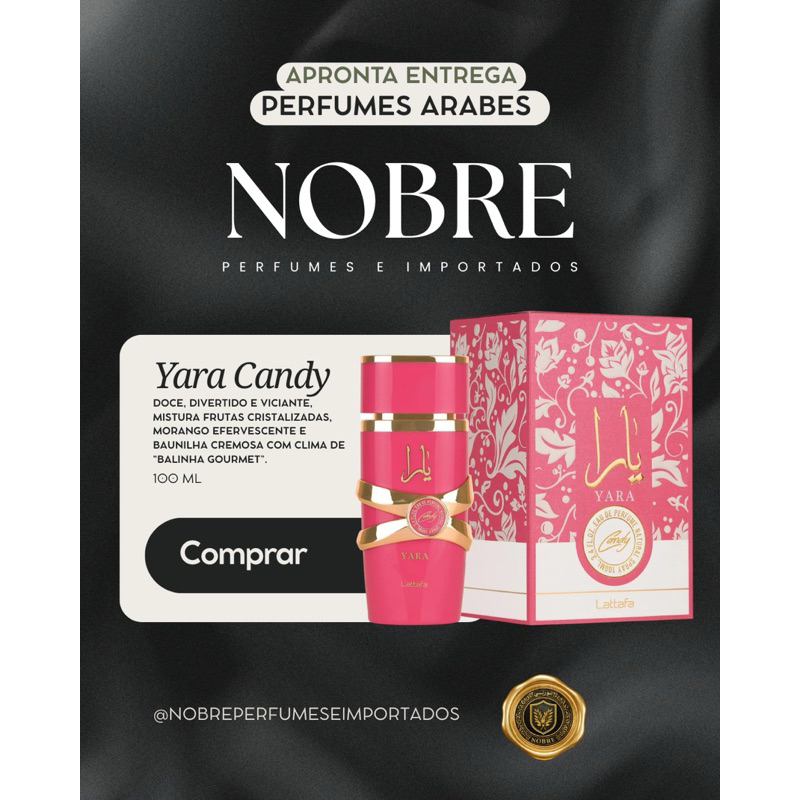 Perfume Feminino Lattaf Candy 100ml com Fragrância Docinha e Frutada