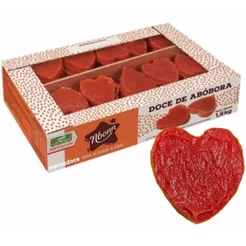 Doce de Abóbora Coração Nbonn 1,8KG c/50un Doces Juninos