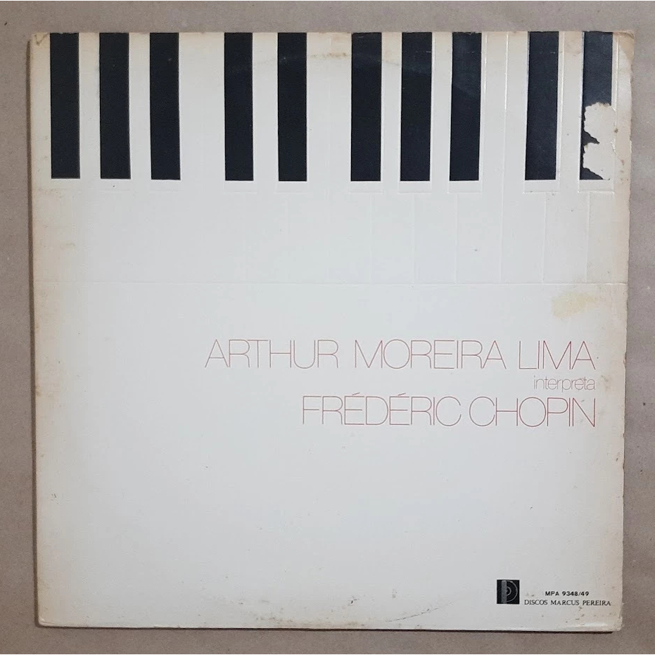 Lp Arthur Moreira Lima Interpreta Frédéric Chopin - 1976 - Discos Marcus Pereira - Vinil Duplo