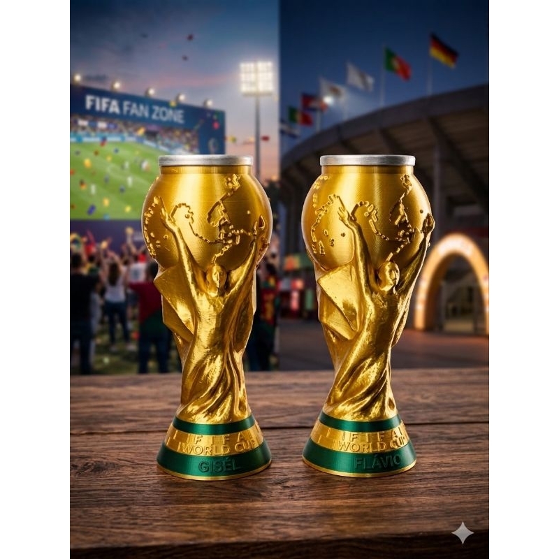 Copo Taça Copa Do Mundo 2026 Personalizada/ COPO 500ml/ Copo taça Com Tirante / Caneca copo do Mundo