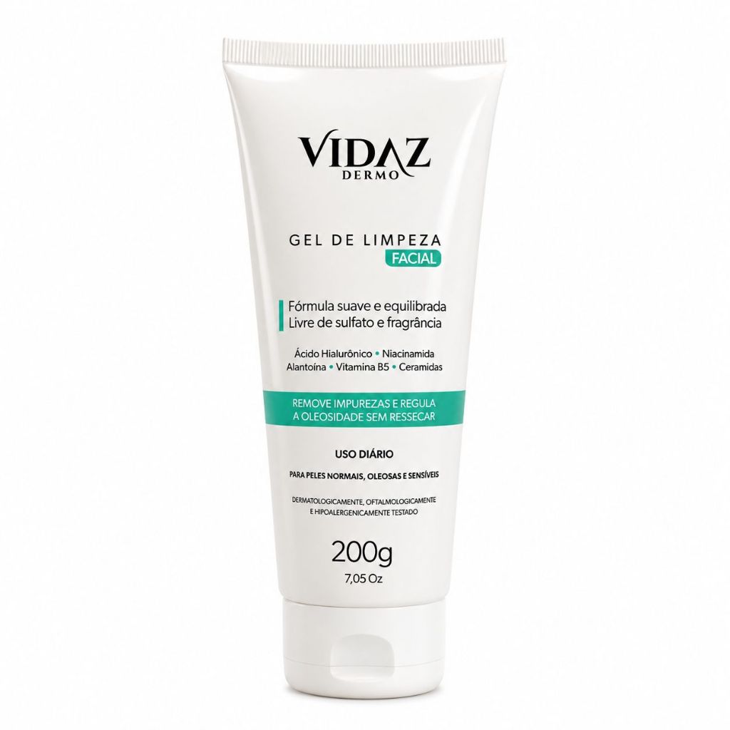 Gel De Limpeza Skazi Vidaz 200g - Limpeza Profunda sem Ressecar