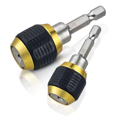Mandril Adaptador Engate Rápido 1/4" com Haste Hexagonal 60mm