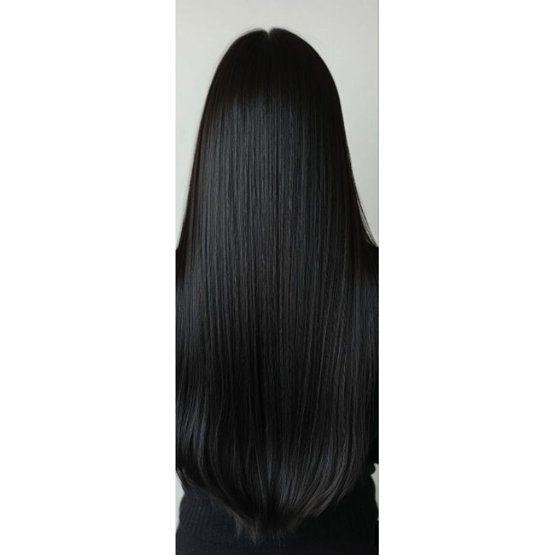 aplique cabelo bio humano russo com tic tac preto liso aprox 75 cm tic tac