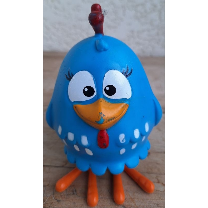 Brinquedo de Vinil Galinha Pintadinha 14cm de altura Marca Brimélia 2019