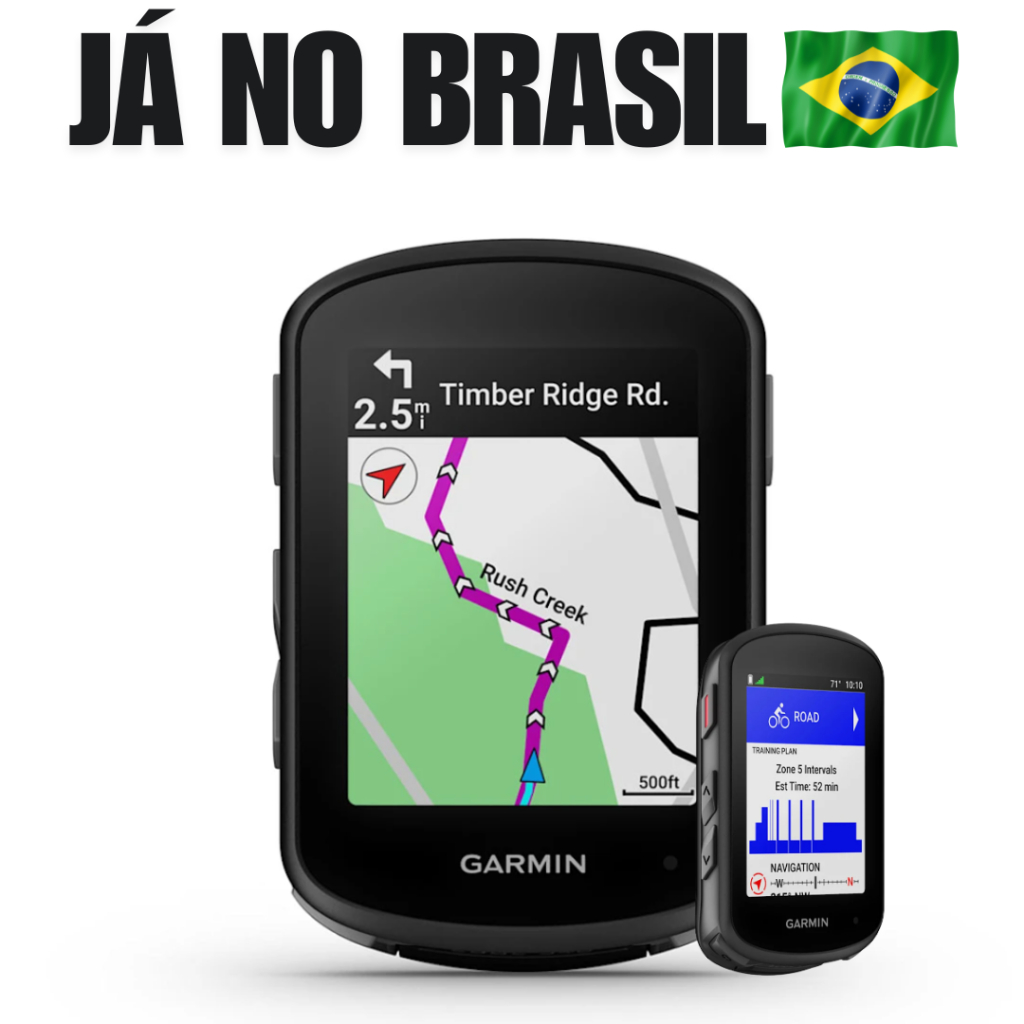 GPS Esportivo Garmin Edge 540 010-02694 de 2.6" com Wi-Fi Bluetooth Ciclismo Mountain Bike Trilha Road Cycling Gravel
