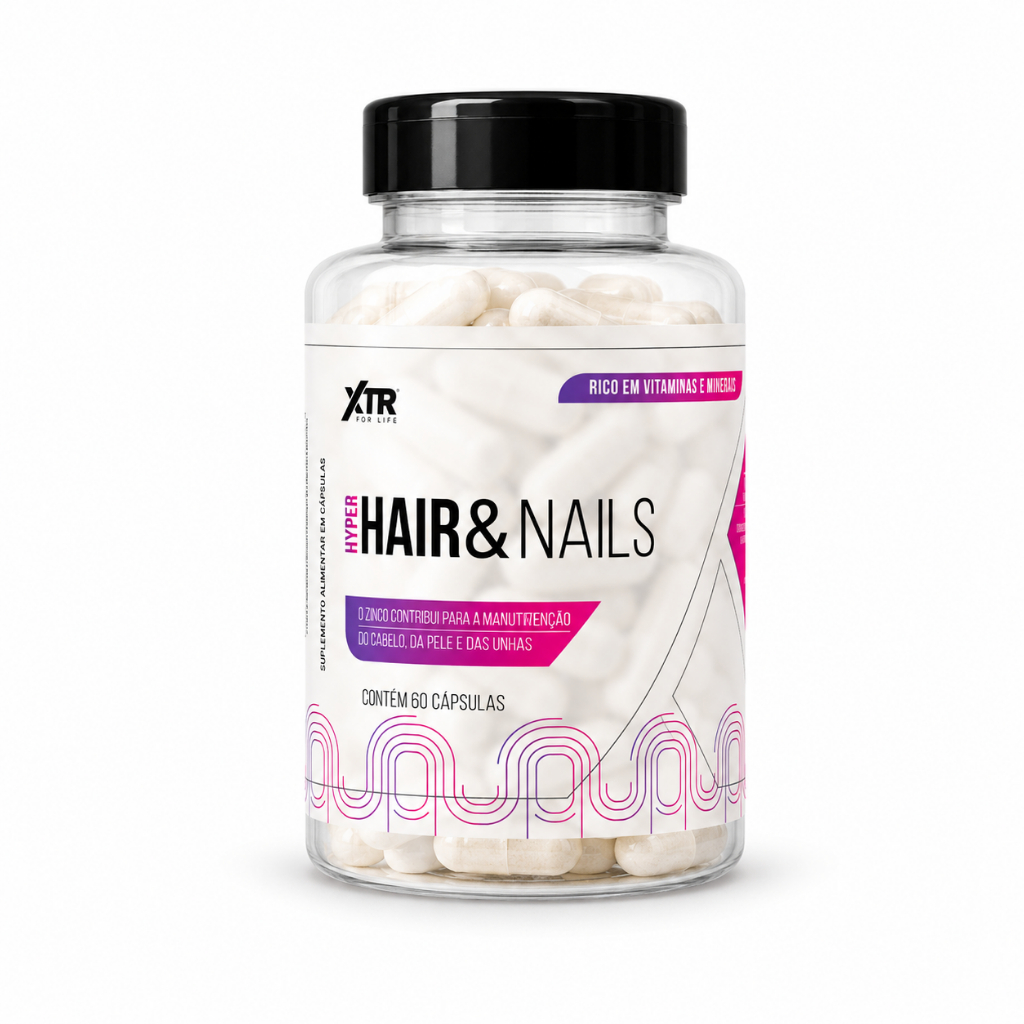 Vitaminas Para Cabelo Pele Unhas Biotina Zinco  Hair Nails 60 Caps