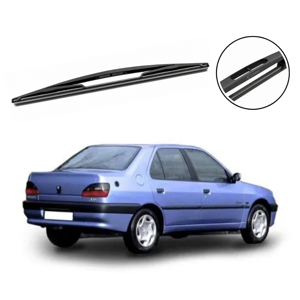 Palheta Limpador Parabrisa Traseiro Peugeot 306 1998 1999 2000 2001 Paleta Silicone Original Carro