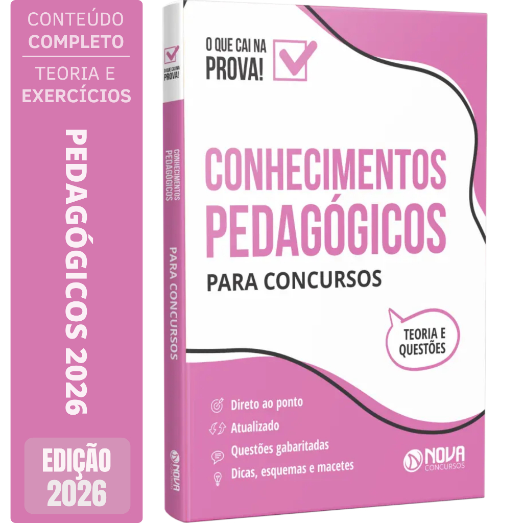 Imagem Apostila Conhecimentos Pedagógicos para Concursos - Edição 2026