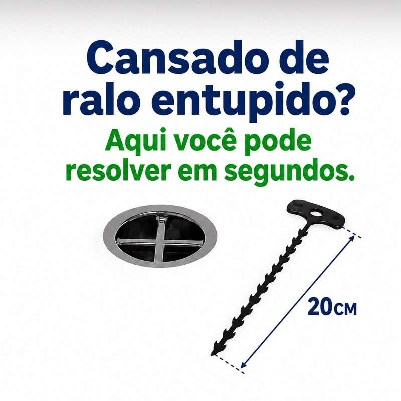 Limpador de ralo removedor de cabelo tipo cobra desentupidor banheiro cozinha temos kit com 3 unidade