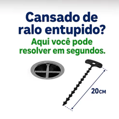 Limpador de ralo removedor de cabelo tipo cobra desentupidor banheiro cozinha temos kit com 3 unidade