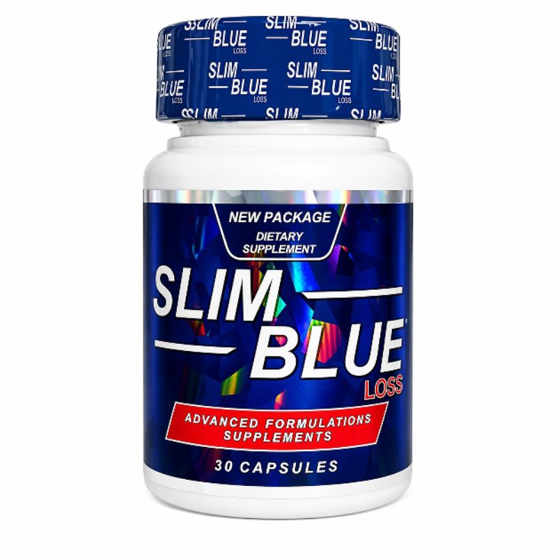 SLIM AZUL POTE COM 30 CÁPSULAS - ENVIO IMEDIATO