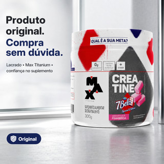 Creatina Max Titanium Sabor 7 Belo Creatina Max Sabor 7Belo 300g  Creatina Max Sabor 7Belo Original