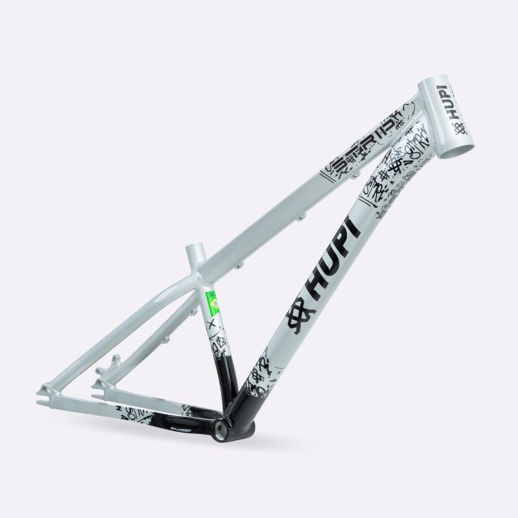 Quadro Hupi Strip Prata/Preto Para Grau # 244 Lançamento Hupi