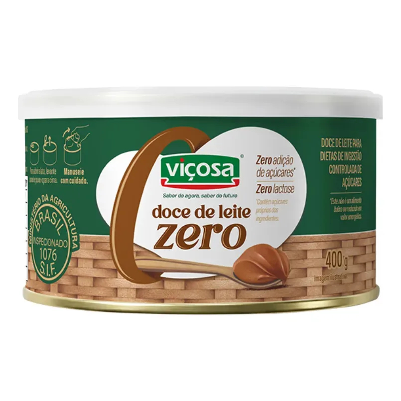 Doce De Leite Viçosa Zero Açucares E Lactose