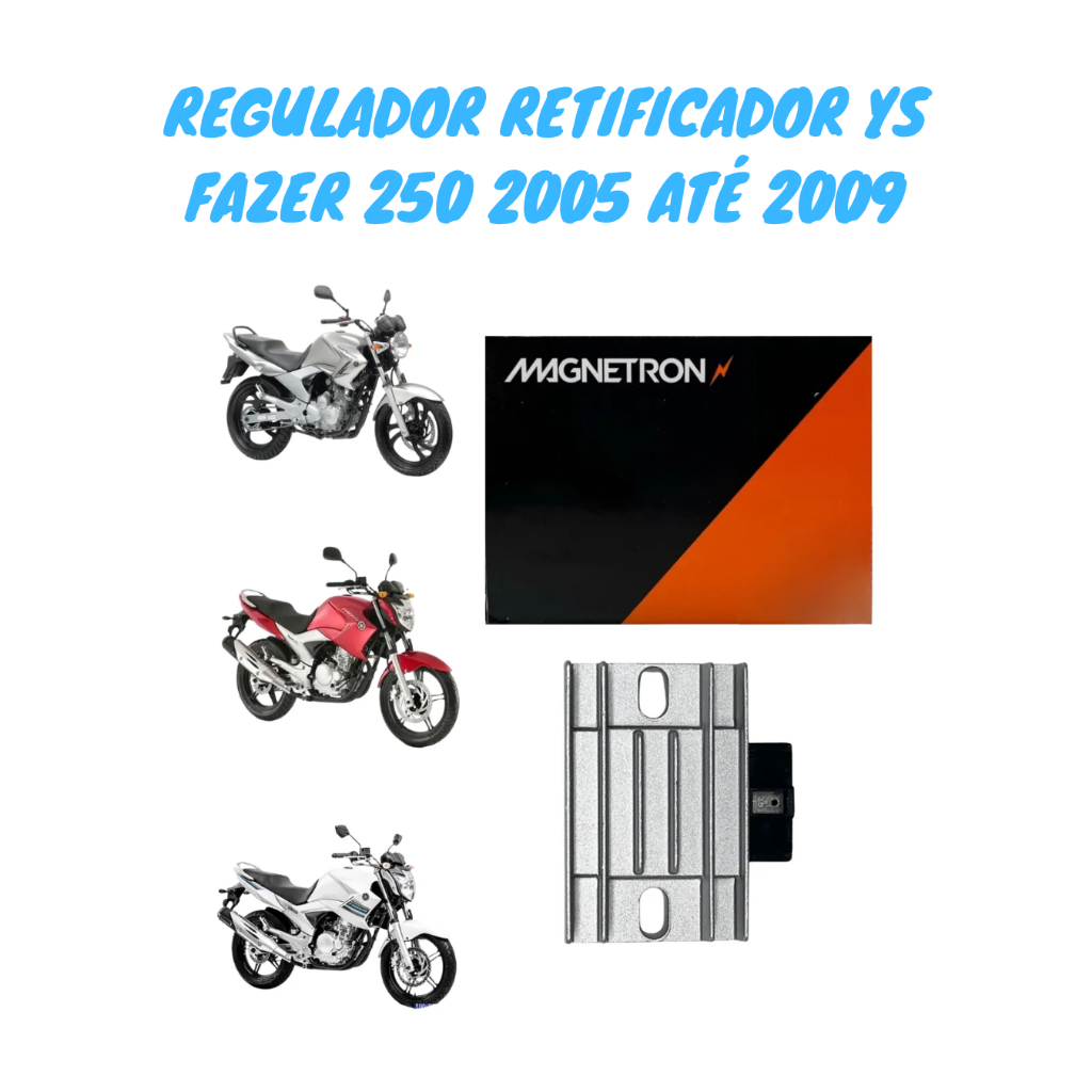 Imagem Regulador Retificador YS Fazer 250 2005 2006 2007 2008 2009 Original Magnetron