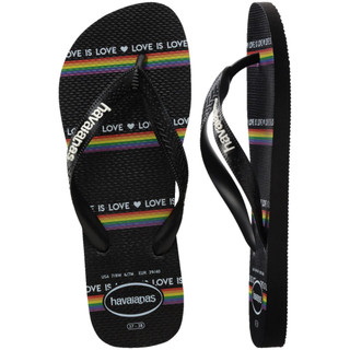 Havaianas Chinelos Top Pride FC Conforto LGBTQIA+ Preto Original sandália havaianas legítima