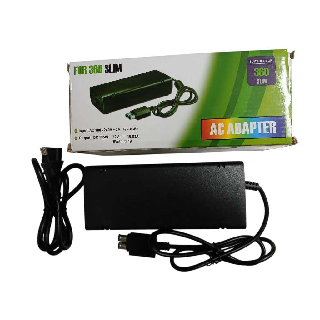 Fonte Para Xbox 360 Slim 2 Pinos Bivolt PrFonte Para Xbox 360 Slim 2 Pinos Bivolt Pronta Entregaonta Entrega
