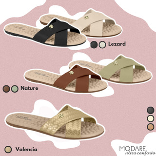 Sandália Rasteira Feminina Modare Napa Nature Premium