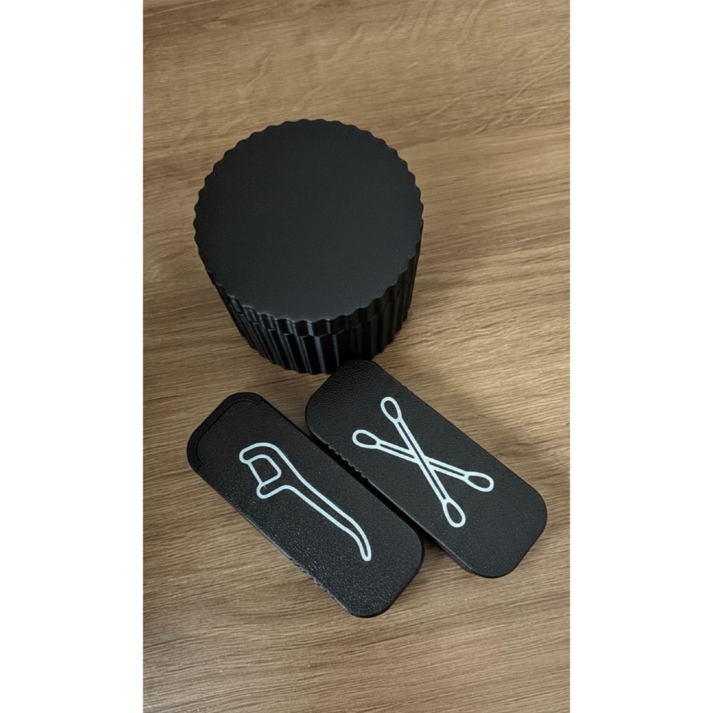 Kit Higiene Viagem ( Porta Cotton Line | Porta Cotonete | Porta Fio Dental) - Impressão 3D