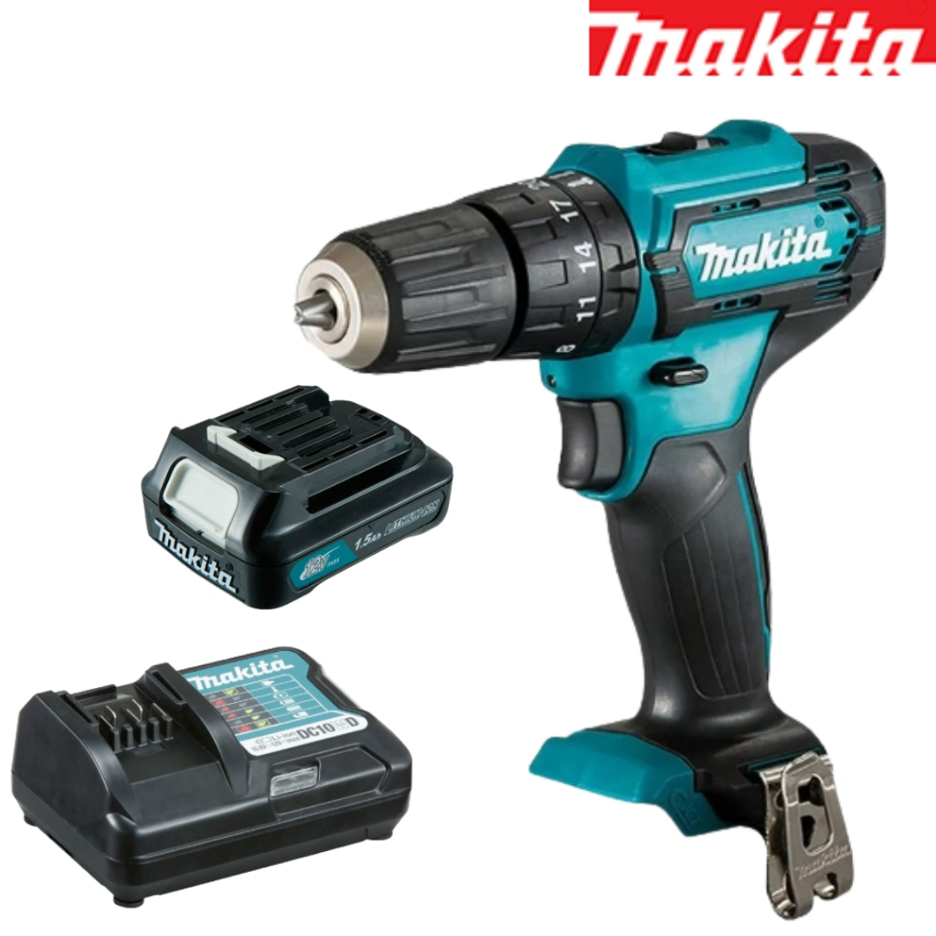 Furadeira Parafusadeira Impacto 1 bateria 12V 1,5 Ah e carregador
