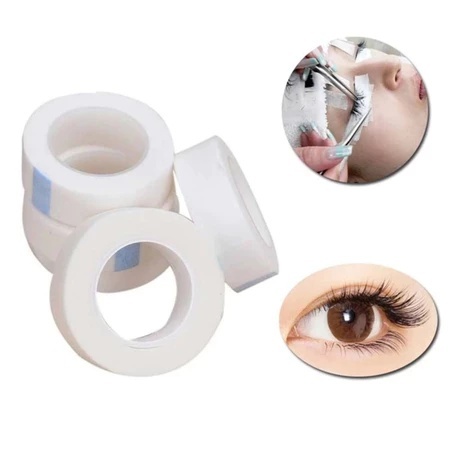 Kit Fitas Micropore Antialérgica Alongamento e Extensão Cílios 10m