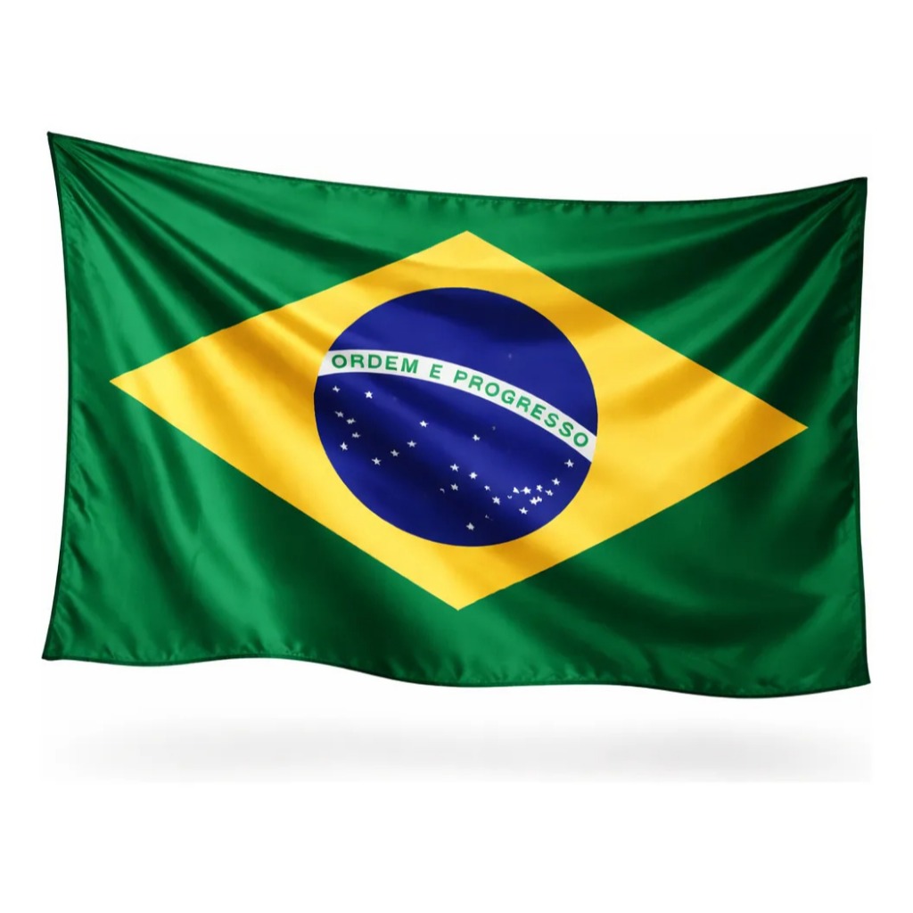 Bandeira Do Brasil Grande 150x90cm Copa Do Mundo Para Bastão