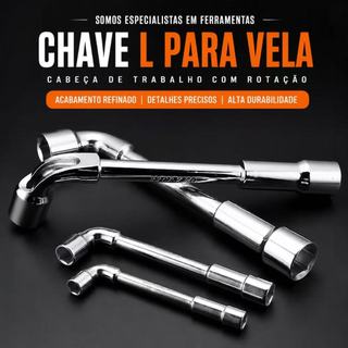 Jogo De Chave Tipo L Biela Com Furo De 6mm até 19 mm kit completo Aço Profissional