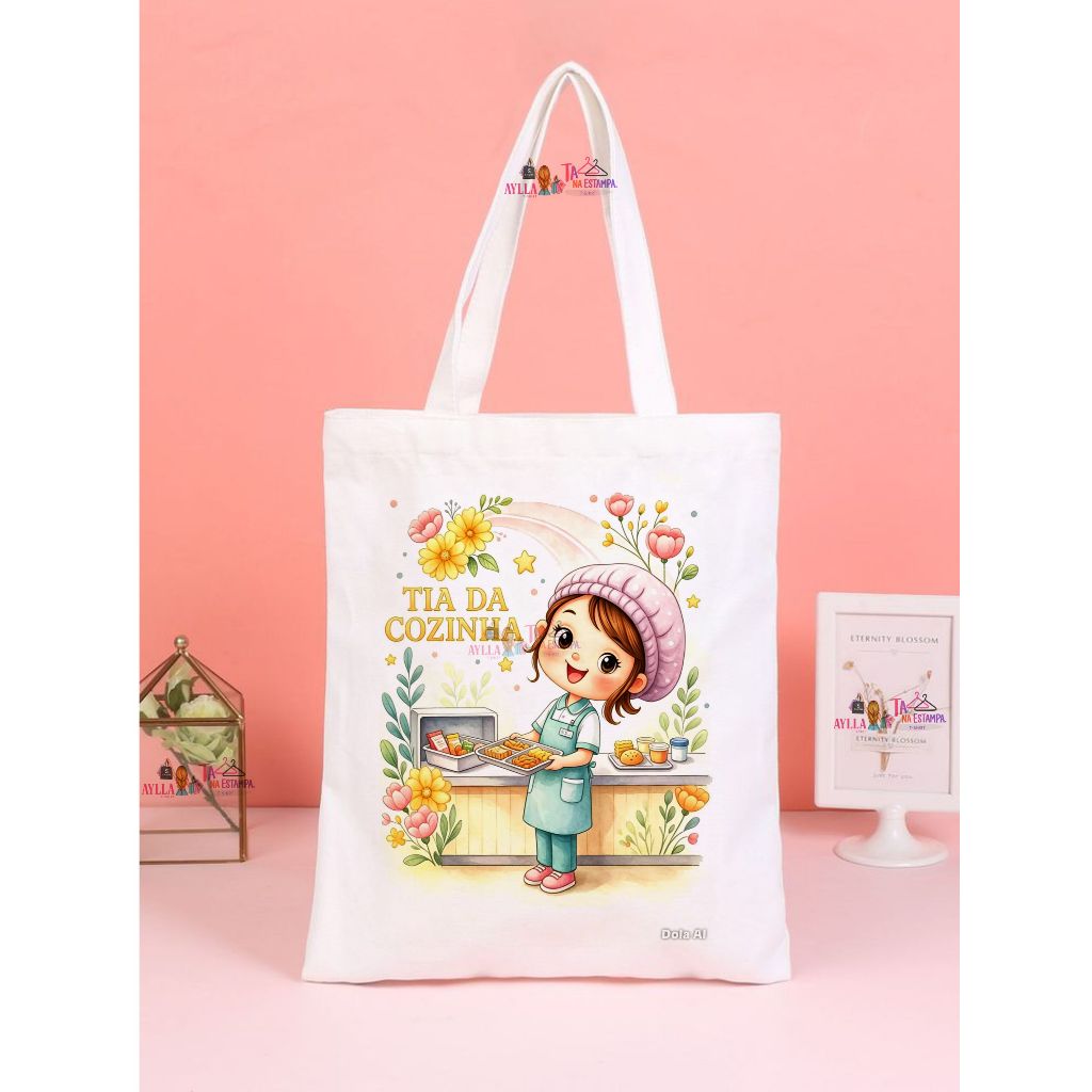 ECO BAG, sacola, FILME, PROFESSORA, TIA DA COZINHA, CANTINA, SERVIÇO GERAIS, COZINHEIRA ,BOLSA PRATICA E FACIL,DIA A DIA