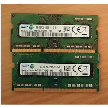 Memória Samsung 8GB (2x4GB) DDR3L  12800S (dual Chammel)