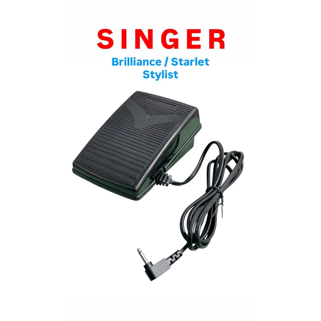 Pedal Acelerador Máquina Costura Singer Brilliance / Starlet / Patchwork / Elgin Premium JX10000 e 11000