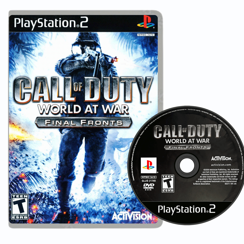 Call of Duty World at War: Final Fronts PlayStation 2 Mídia Física PT BR ps2