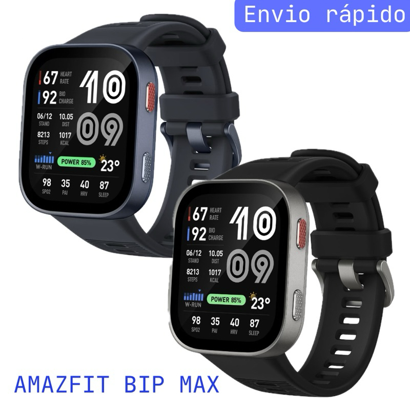 Smartwatch Amazfit Bip Max Original Tela AMOLED 2,07” GPS Bluetooth 5.3 5ATM.