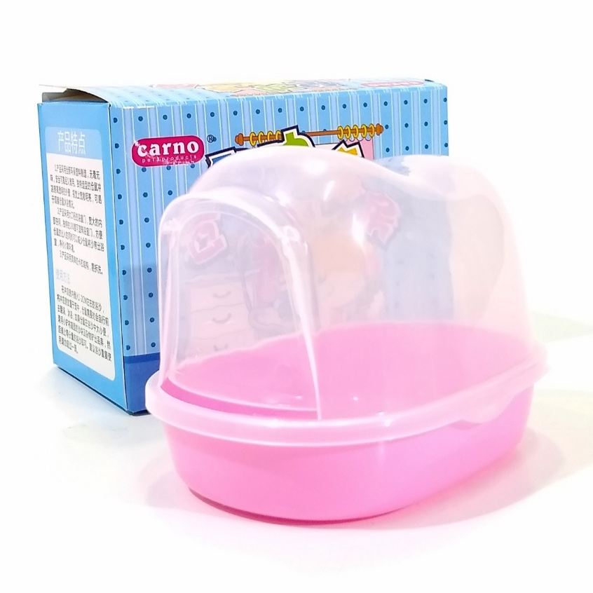 Banheiro Brinquedo Toca Hamster Anão Russo Porta Basculante