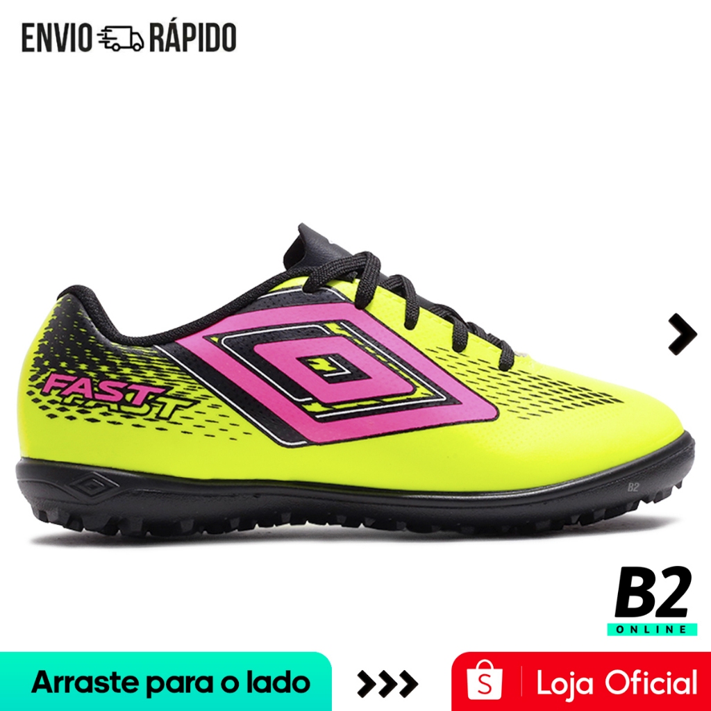 Chuteira Society Umbro Fast II Jr Original com Nota Fiscal e Garantia