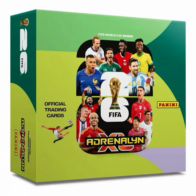 Caixa 24 Envelopes Copa do Mundo 2026 Adrenalyn XL Panini Produto Oficial Lacrado