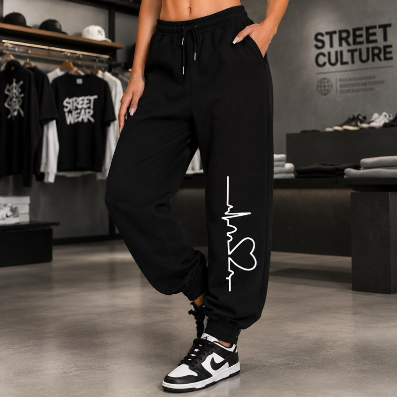 CALÇA MOLETOM FEMININA FLANELADA ELETRO COM BOLSOS LATERAIS CORDÃO AJUSTE CAIMENTO PERFEITO CASUAL LANÇAMENTO